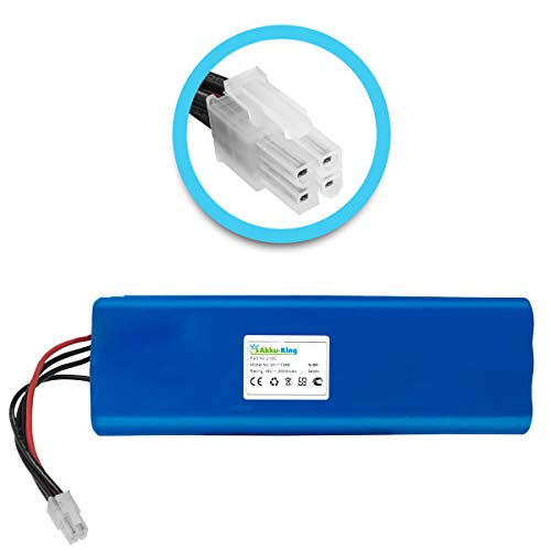 2x Akku-King Akku kompatibel zu Husqvarna Automower Rasenroboter G2, SH, 210 AC, 260 ACX, 230 ACX – ersetzt 112862101, AU-18C – Ni-MH 3000mAh 18V - 2