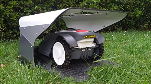 Mähroboter Garage Solar Dach Carport Automower - 6