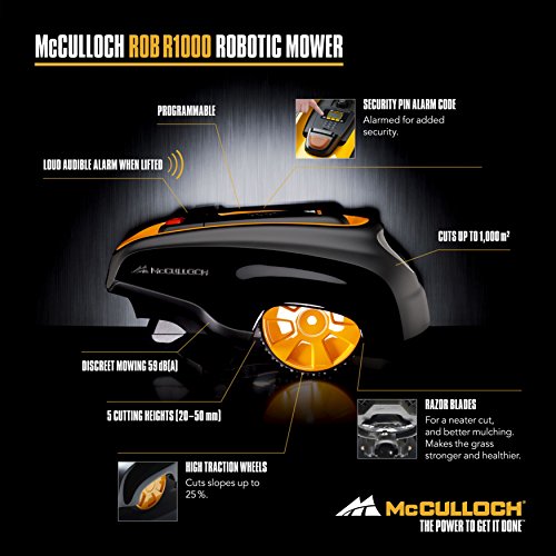 McCulloch 9670597-03 ROB 600 Mähroboter, mehrfarbig, R600 - 6