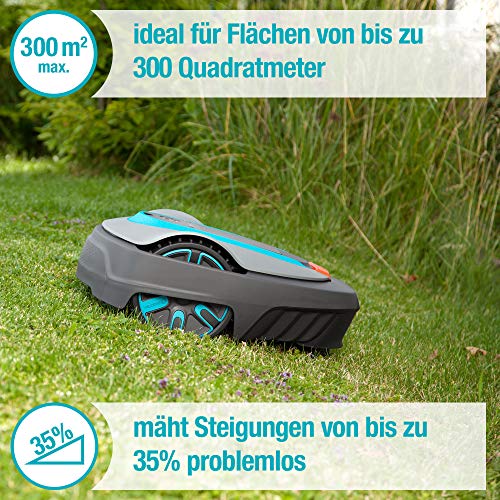 GARDENA smart SILENO city Set 300: Mähroboter bis 300 m² Rasenfläche steuerbar per App - 2