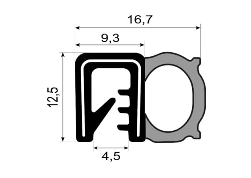 EUTRAS Dichtungsprofil KSD2055 - 2