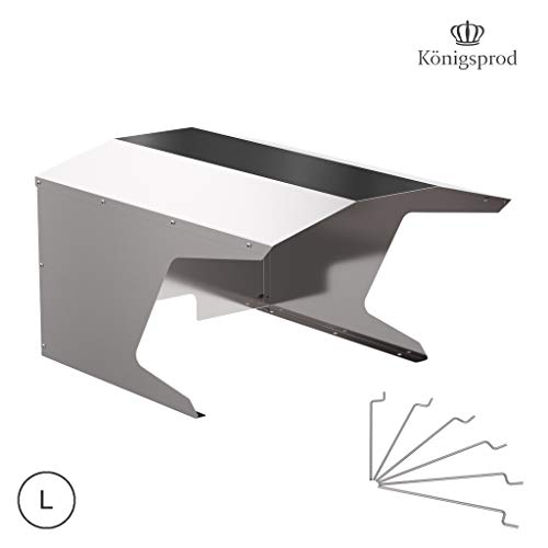 KÖNIGSPROD Edelstahl Mähroboter Garage Schutz für Rasenroboter - 2