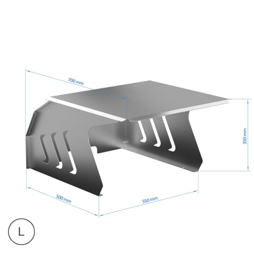 KÖNIGSPROD Edelstahl Mähroboter Garage, Schutz für Automower - 5