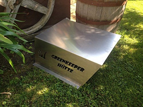 Greenkeeper Hütte – Roboter Garage für gängige Rasenmäher Roboter 72 x 55 x 32 cm – das Original, hergestellt in Deutschland - 5