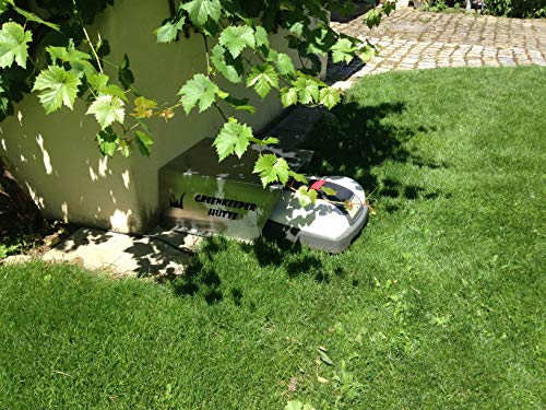Greenkeeper Hütte – Roboter Garage für gängige Rasenmäher Roboter 72 x 55 x 32 cm – das Original, hergestellt in Deutschland - 7