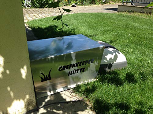 Greenkeeper Hütte – Roboter Garage für gängige Rasenmäher Roboter 72 x 55 x 32 cm – das Original, hergestellt in Deutschland - 8