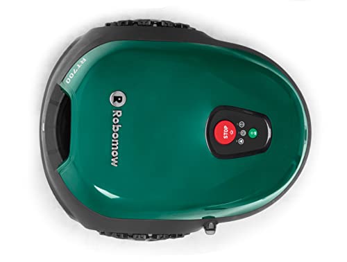 ROBOMOW RT700 Robotermäher/Rasenroboter für Flächen bis 700 qm | 10.2 Ah; 18cm Schnittbreite; einfache Installation, selbstreinigend und inkl. schwimmendem Mähdeck, Mulchreiniger - 5