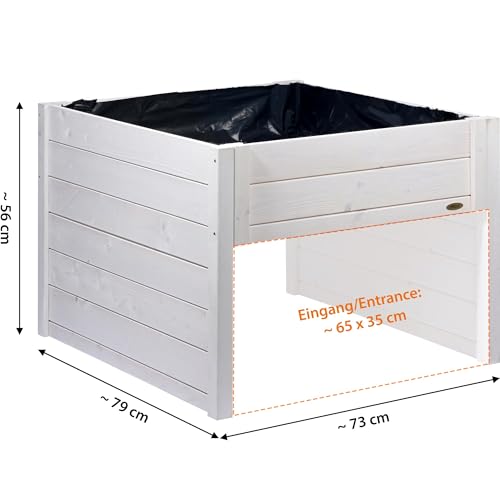 dobar Mährobotergarage mit integriertem Pflanzkasten - 2