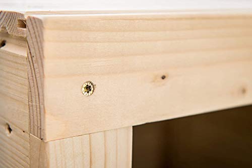 wortek Mähroboter Garage Carport Rasenmäher Roboter Rasenroboter Unterstand Dach - aus Holz - fertig montiert - 4