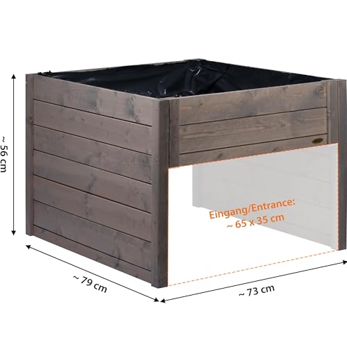 dobar Mährobotergarage mit integriertem Pflanzkasten - 2