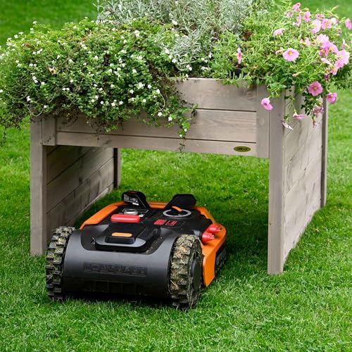 dobar Mährobotergarage mit integriertem Pflanzkasten - 5