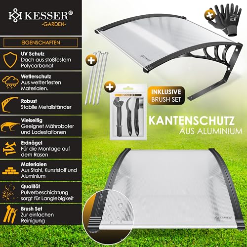 KESSER® Mähroboter Garage Dach Carport Überdachung für Mähroboter - 2