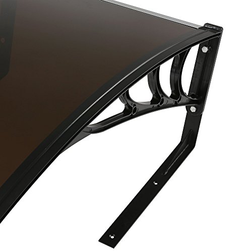 Zelsius Mähroboter Garage | 77 x 103 x 45,5 cm | dunkelbraun | Garage für Mähroboter, Überdachung für Rasenroboter, Rasenmähroboter Garage - 5