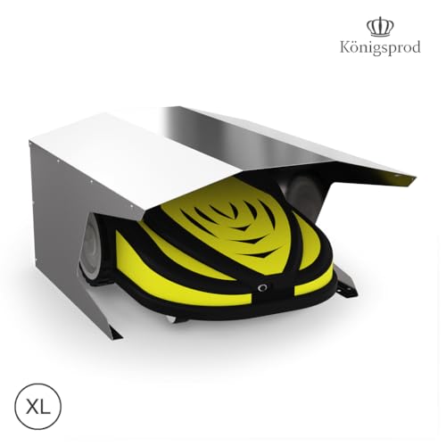 KÖNIGSPROD Edelstahl Mähroboter Garage Roboport – XL - 3