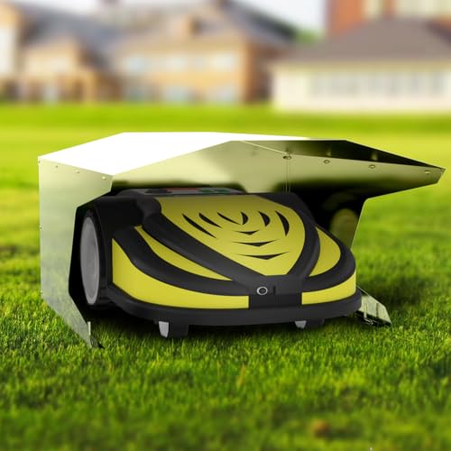 KÖNIGSPROD Edelstahl Mähroboter Garage Roboport – XL - 4