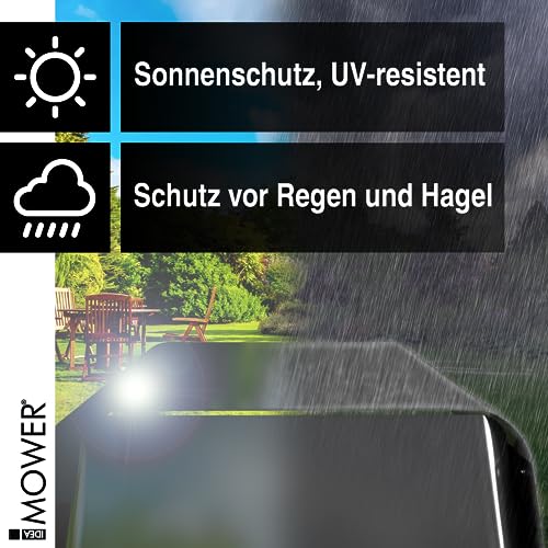 IDEA MOWER Garage für Worx LAndroid Mähroboter, Klappbare Überdachung für Landroid S, M und L Modelle-kompatible Automower-Abdeckung, Worx Landroid Garage - 4