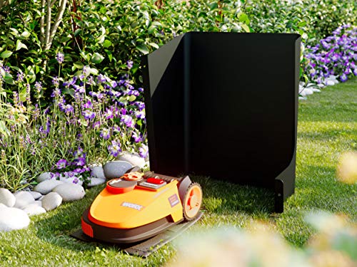 MOWHOUSE Mähroboter Garage für Worx S M und L Rasenroboter - Anthrazit - 3