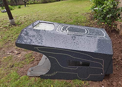 Mähroboter Garage, Rasenmäher, Rasenroboter Haus für Automower Husqvarna 305 310 315 315X, Zubehör, optimaler Sonnen- und Regenschutz für Rasenroboter und Ladestation - 9