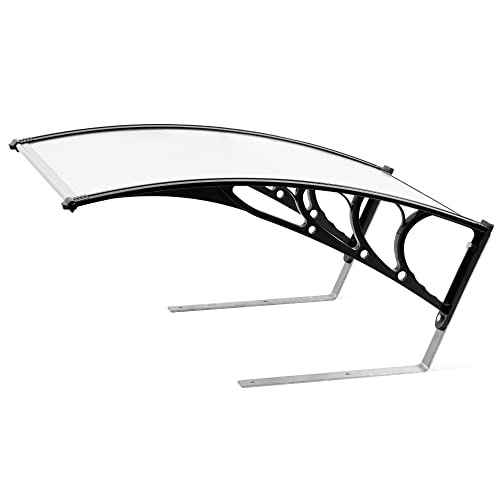 Zelsius Mähroboter Garage | 77 x 103 x 45,5 cm | transparent, mit Edelstahl Füße | Garage für Mähroboter, Überdachung für Rasenroboter, Rasenmähroboter Garage - 2