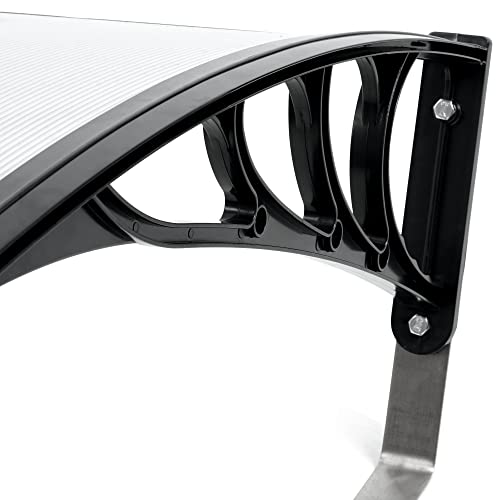 Zelsius Mähroboter Garage | 77 x 103 x 45,5 cm | transparent, mit Edelstahl Füße | Garage für Mähroboter, Überdachung für Rasenroboter, Rasenmähroboter Garage - 4