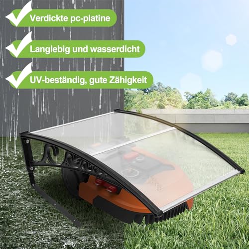 EINFEBEN Mähroboter Garage Dach Carport für Rasenmäher Automower - 3