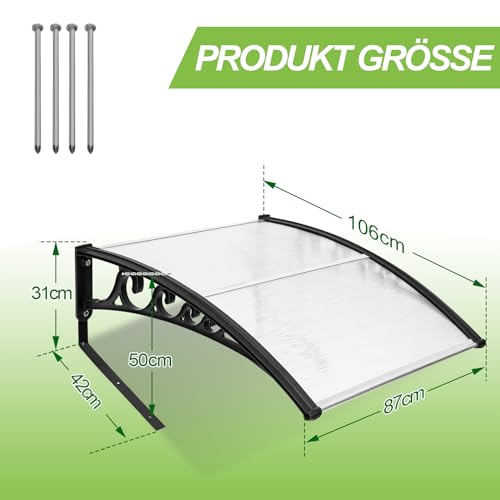 EINFEBEN Mähroboter Garage Dach Carport für Rasenmäher Automower - 6