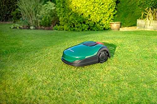 ROBOMOW RK1000 Robotermäher/Rasenroboter für Flächen bis 1000 qm | 21 cm Schnittbreite; Kantenmodus; einfache Installation, selbstreinigend,schwimmendes Mähdeck, bis 45 Grad Steigung - 18