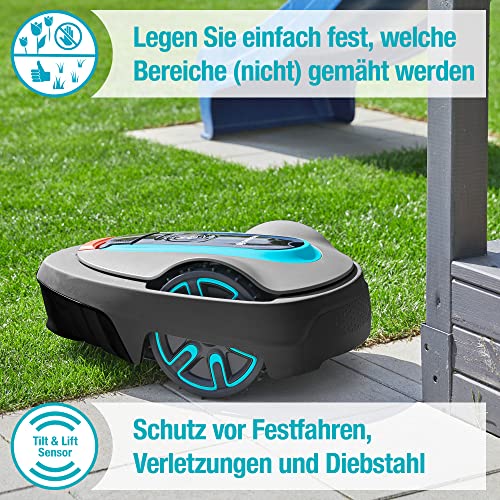 Gardena Mähroboter smart SILENO Life 750 m² Set: Innovative LONA AI-Technologie, Steuerung per App, SensorControl, für Steigungen bis zu 35 Prozent, inkl. smart Gateway, DE-Version (19701-60) - 6