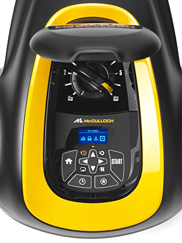 McCulloch ROB Elektrischer Rasenmäher S600: Mähroboter für Gärten bis 600 qm, Schnitthöhe 20-50 mm, Steigung 35 Prozent, Diebstahlschutz, Mulchfunktion (Art.-Nr. 00096-77.981.25) - 8