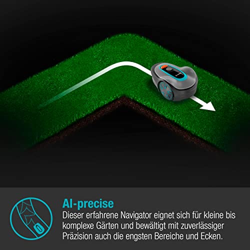 Gardena Mähroboter SILENO minimo 250 m²: intelligenter Rasenmäher mit optimaler Konnektivität, mit Gardena Bluetooth App programmierbar, DE-Version (15201-20) - 4