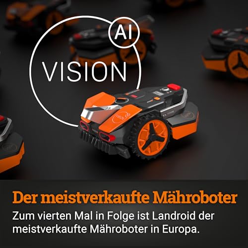 WORX Landroid Vision S250 Mähroboter WR202E für Gärten bis 250m² - 8
