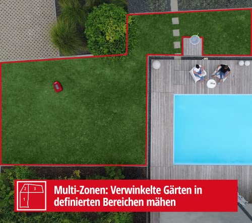 Einhell Mähroboter FREELEXO 300 Solo Power X-Change (Li-Ion, 18 V, 300 m², Second-Area-Modus, mit Installationszubehör, ohne Akku) - 9