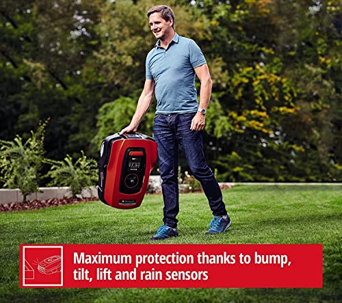 Einhell Mähroboter FREELEXO 1200 LCD BT (für bis zu 1200 m², Multizonen-Mäher, Bluetooth App-Steuerung, für Steigungen bis 35%, inkl. PXC-Akku und Installationszubehör) - 6