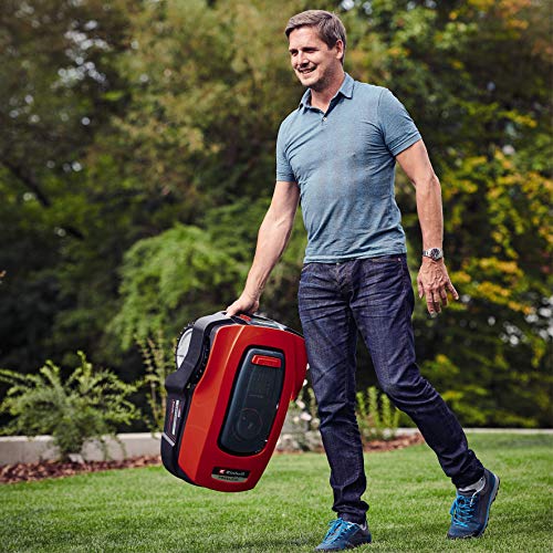 Einhell Rasenmäher FREELEXO 800 LCD BT Solo Power X-Change (ohne Akku, 18 V, 800 m², Multizonenmäher, Bluetooth, für Steigungen bis zu 35%, inkl. Installationszubehör) - 4