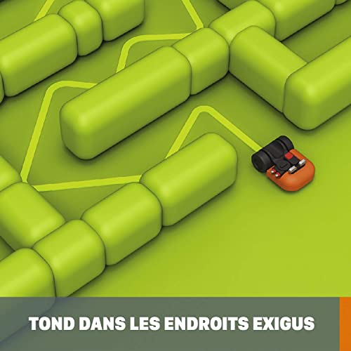 WORX Landroid L WR153E Mähroboter/Akkurasenmäher für große Gärten bis 1500 qm/Selbstfahrender Rasenmäher für einen sauberen Rasenschnitt im Handumdrehen - 6