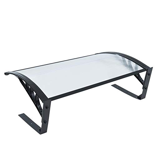 ESTEXO Mähroboter Garage Dach Carport Überdachung, 104x80x40 cm für Rasenmäher Roboter Schutzhülle UV-Schutz Unterstand (Schwarz) - 4