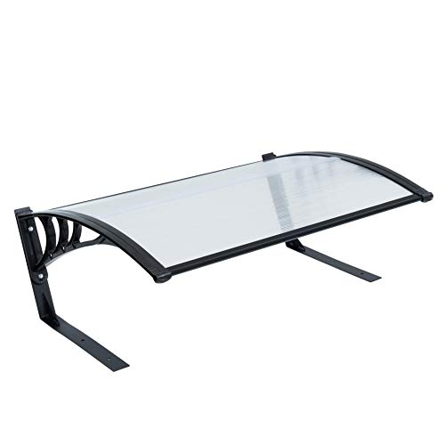 ESTEXO Mähroboter Garage Dach Carport Überdachung, 104x80x40 cm für Rasenmäher Roboter Schutzhülle UV-Schutz Unterstand (Schwarz) - 6