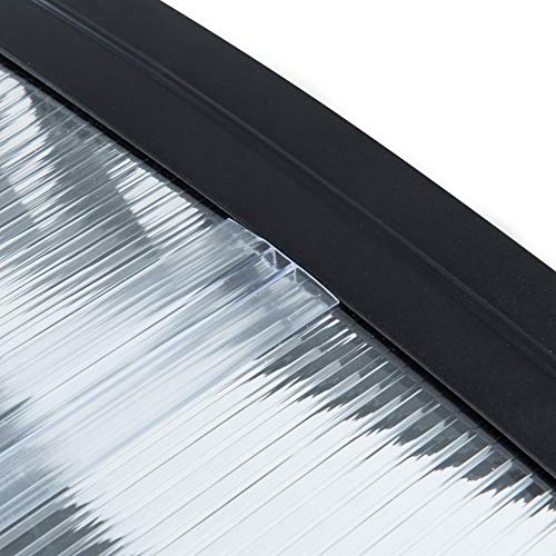 ESTEXO Mähroboter Garage Dach Carport Überdachung, 104x80x40 cm für Rasenmäher Roboter Schutzhülle UV-Schutz Unterstand (Schwarz) - 7