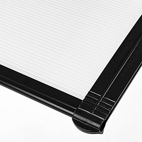 ESTEXO Mähroboter Garage Dach Carport Überdachung, 104x80x40 cm für Rasenmäher Roboter Schutzhülle UV-Schutz Unterstand (Schwarz) - 9