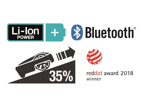 Gardena SILENO city: Mähroboter bis 250 m² Rasenfläche, Bluetooth-App bedienbar, Schnitthöhe 20 - 50 mm, LCD Display, Diebstahlschutz, inkl. Begrenzungskabel, Haken und Verbinder (15001-20) - 2